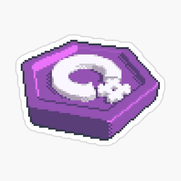 C# Pixel Art Medallion Sticker