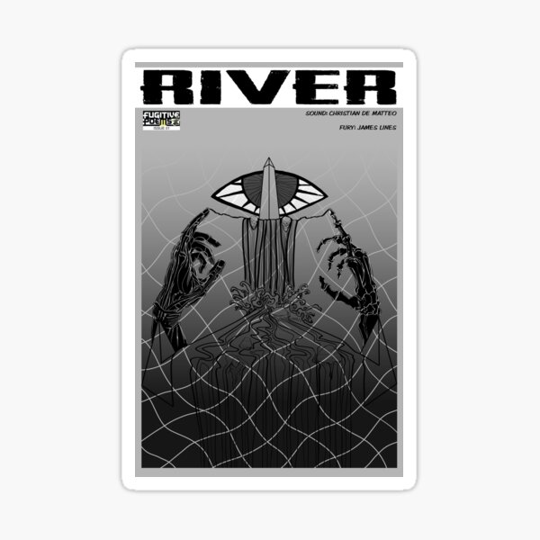 "River", Issue one, Fugitive Poems Sticker