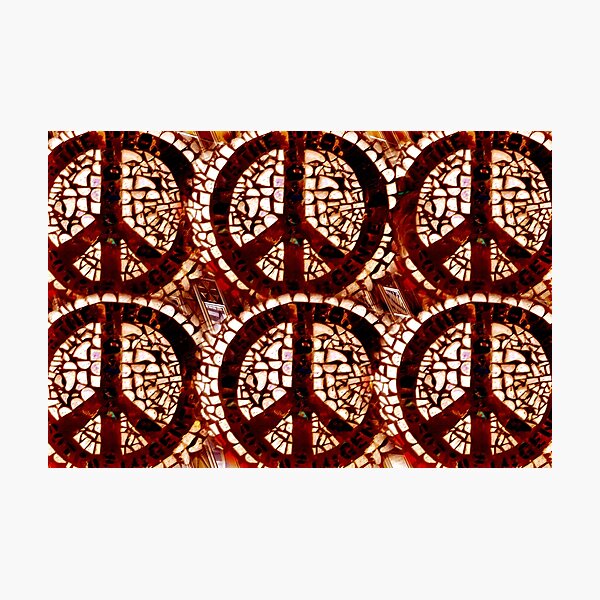 Peace Six Times Photographic Print