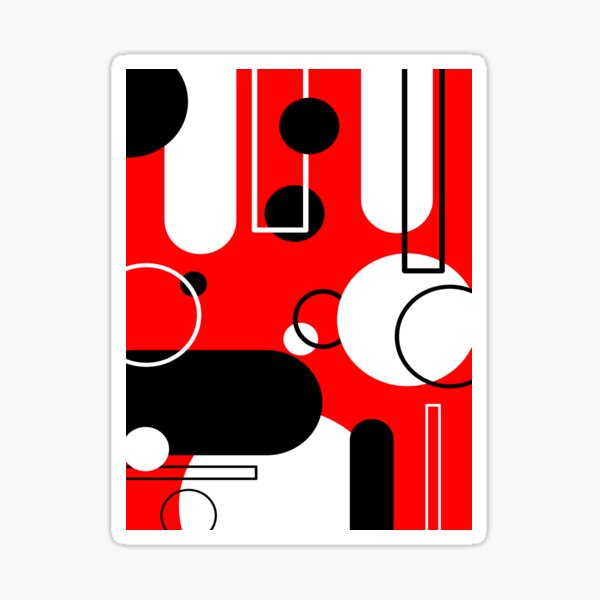"Lock Stock And Barrel Red White Black Power Colour Graphic Isan Creative Designs