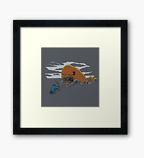 PAC-MOBY Framed Print