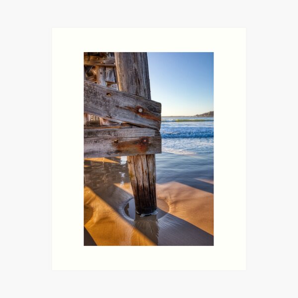 Detail from the Coffs Harbour Jetty Art Print