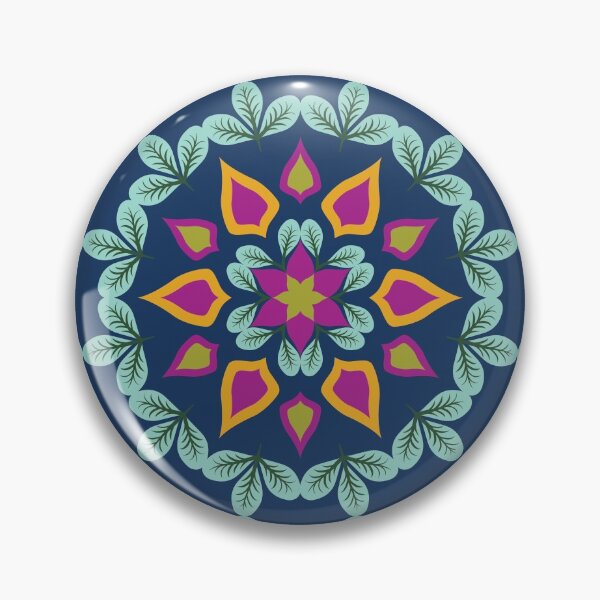 Item preview, Luminous Night Flowers designed and sold by sarabethtextile.