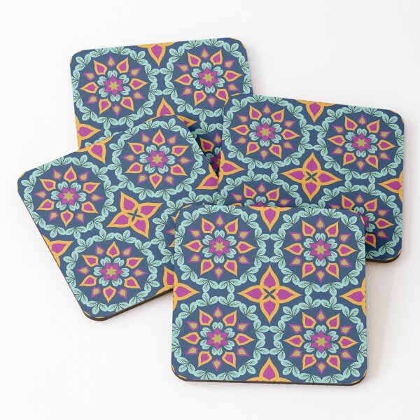 Item preview, Luminous Night Flowers designed and sold by sarabethtextile.