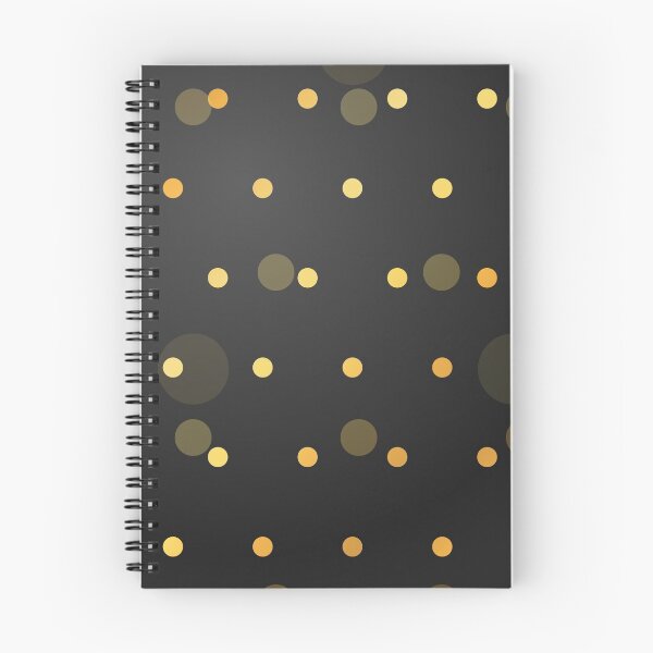 Item preview, Gold dots on a black background designed and sold by della95.