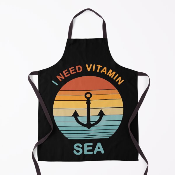 Item preview, I Need Vitamin Sea Sunset Retro Vintage designed and sold by roocky.