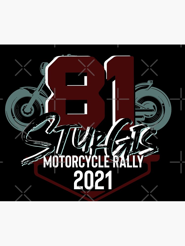 "Logo style 81st Sturgis South Dakota Motorcycle Rally 2021" Poster for