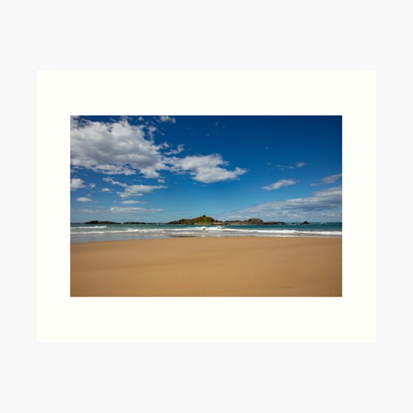 Another glorious day on Sawtell Beach Art Print