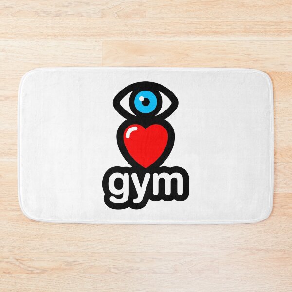 Item preview, i love gym - vertical designed and sold by MisterSquid.