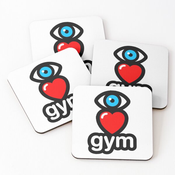 Item preview, i love gym - vertical designed and sold by MisterSquid.