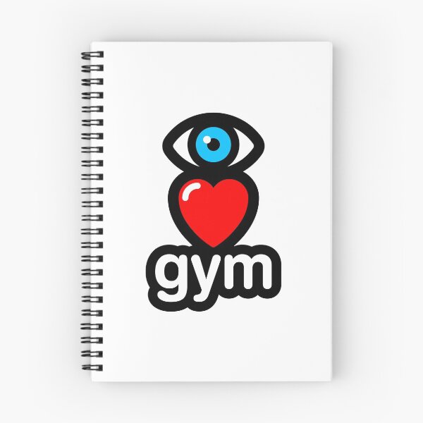 Item preview, i love gym - vertical designed and sold by MisterSquid.
