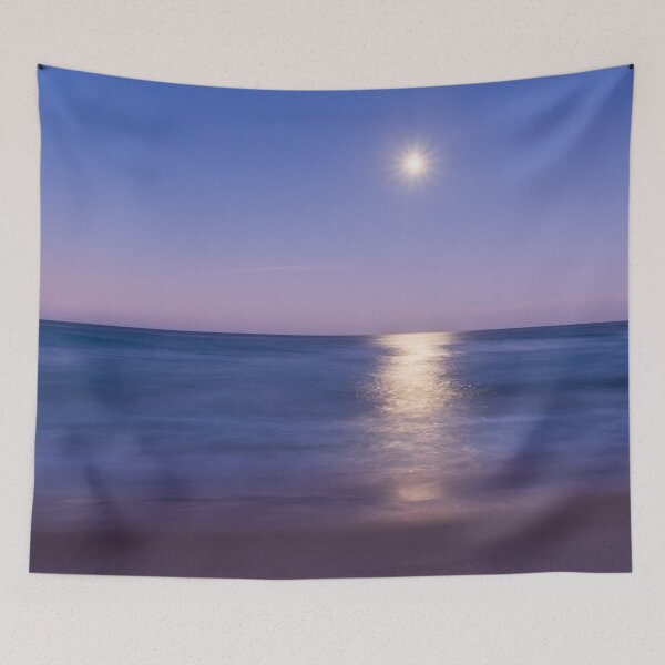 Item preview, Peaceful Moonlit Beach Scene designed and sold by Catherine Reading.