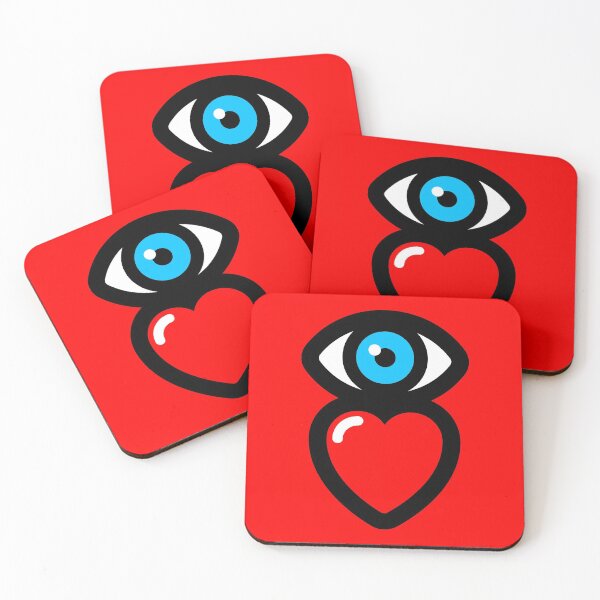 Item preview, i love (red - vertical) designed and sold by MisterSquid.