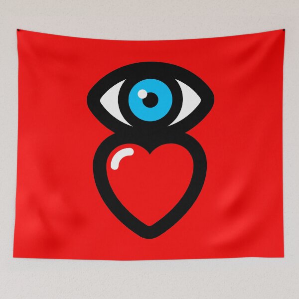 Item preview, i love (red - vertical) designed and sold by MisterSquid.