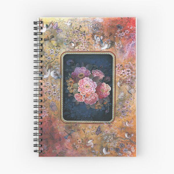 Item preview, Persian Flowers and Nightingales Miniature designed and sold by ArtEntwined.