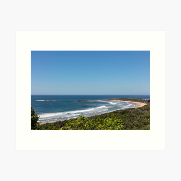 Sawtell Beach from Boambee Headland Art Print