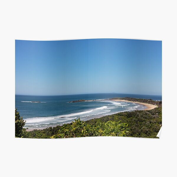 Sawtell Beach from Boambee Headland Poster