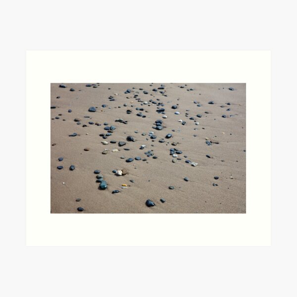 Pebbles rubbed smooth from the sea Art Print