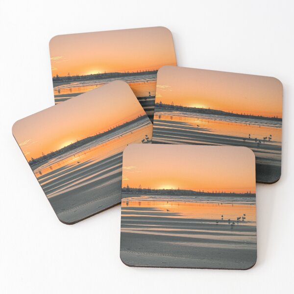 Item preview, Sunset Gathering Of Birds On A Beach designed and sold by Catherine Reading.