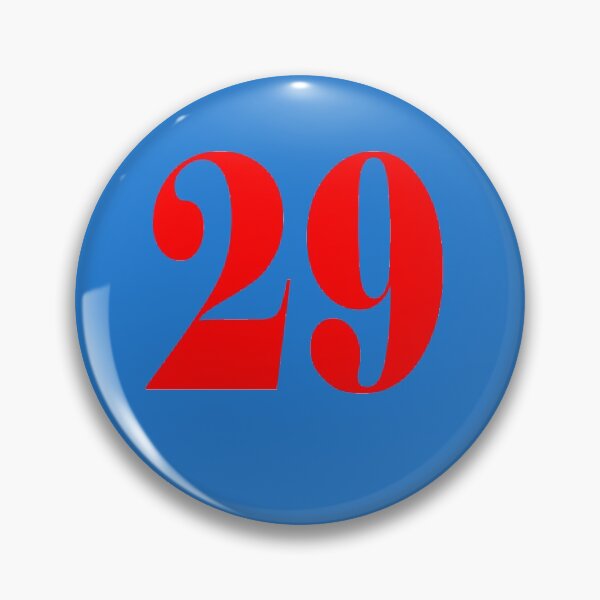 Item preview, NUMBER ---- 29 ---- IN RED COLOR designed and sold by solgel47.