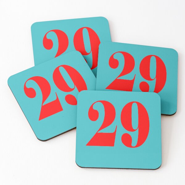 Item preview, NUMBER ---- 29 ---- IN RED COLOR designed and sold by solgel47.