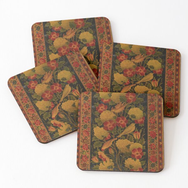 Item preview, Persian Flowers and Nightingales Miniature designed and sold by ArtEntwined.