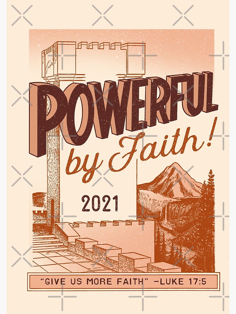 POWERFUL BY FAITH! (Vintage Watchtower) by JenielsonDesign
