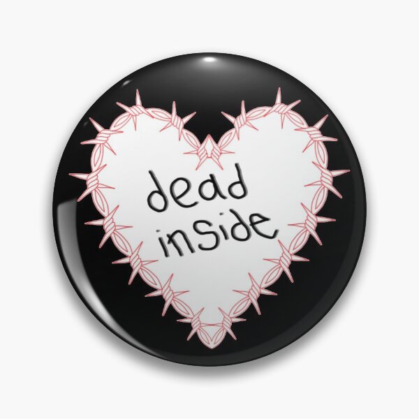 Item preview, Ignorant Tattoo Dead Inside Barbed Wire Heart designed and sold by 10pmCreations.