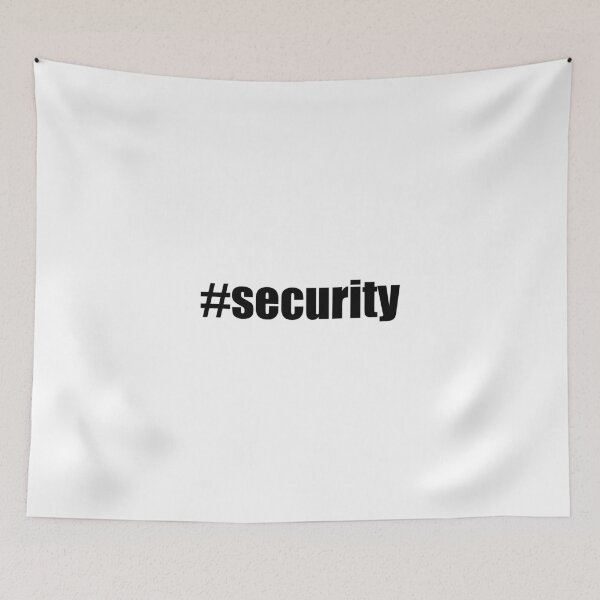 Item preview, security Hashtag - # security designed and sold by Drmsg.