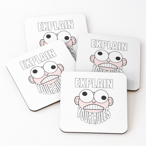 Item preview, Explain Your Rules - Confused Crazy Face Beard designed and sold by American-Proud.