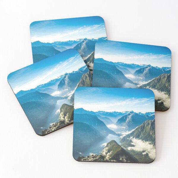 Item preview, Mitre Peak in the Morning Cloud, NZ designed and sold by Tamasin Langton Design.