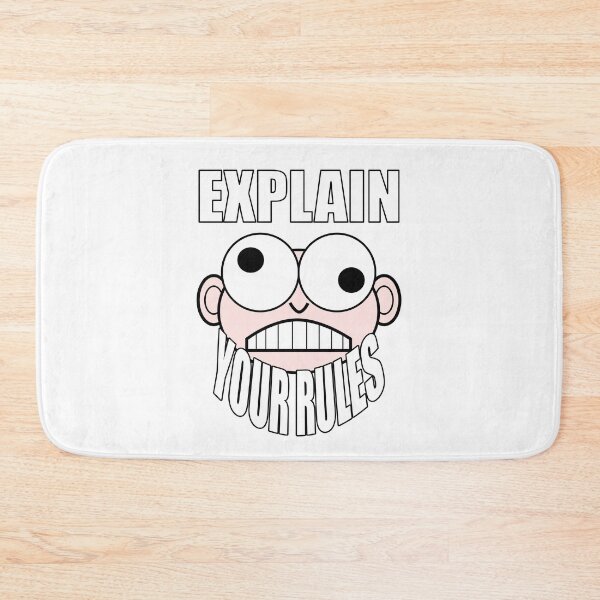 Item preview, Explain Your Rules - Confused Crazy Face Beard designed and sold by American-Proud.