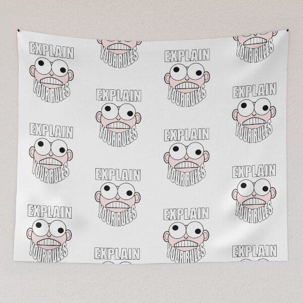 Item preview, Explain Your Rules - Confused Crazy Face Beard designed and sold by American-Proud.