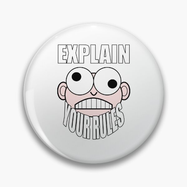 Item preview, Explain Your Rules - Confused Crazy Face Beard designed and sold by American-Proud.
