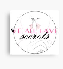 Secrets Canvas Print