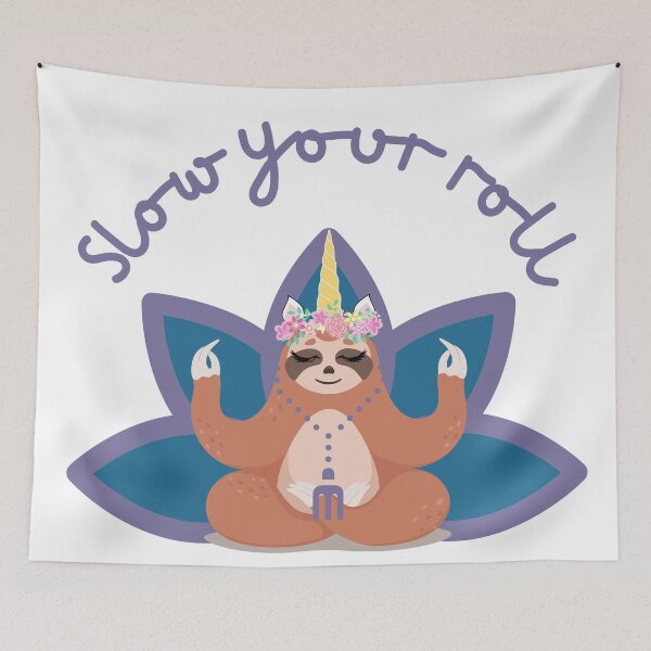 Item preview, Slow your roll with the Yoga Sloth designed and sold by LaPaoTorres.
