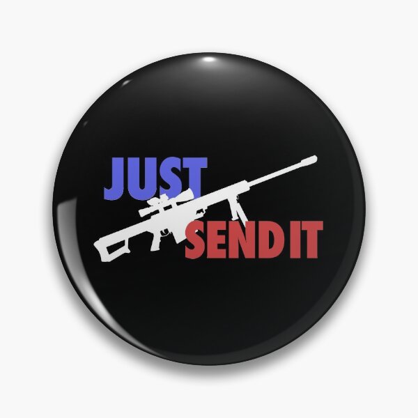 Item preview, JUST SEND IT - Red, White & Blue - Black Background  designed and sold by Tobias1969.