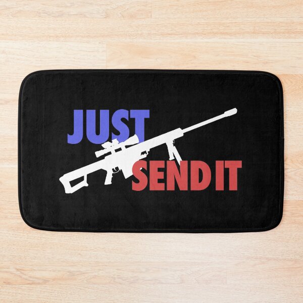 Item preview, JUST SEND IT - Red, White & Blue - Black Background  designed and sold by Tobias1969.