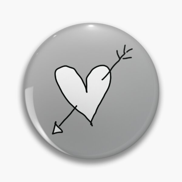 Item preview, Ignorant Tattoo Style Doodle Heart designed and sold by 10pmCreations.
