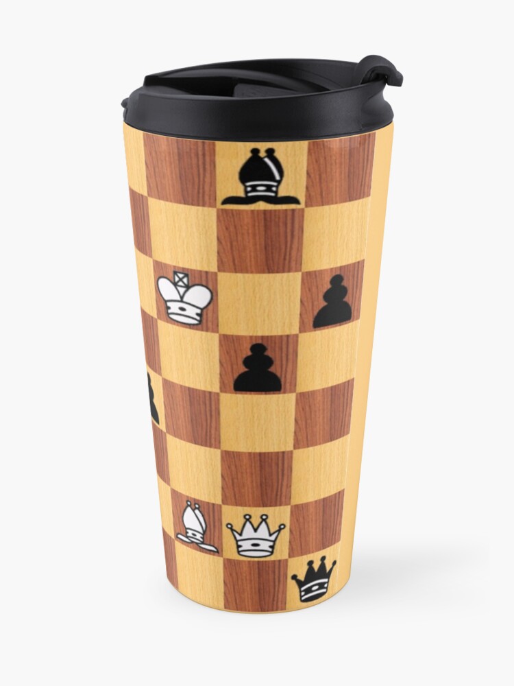Alternate view of #chessproblem #chess #problem #playchess chesspiece chessset chessmaster chinesechess Travel Mug