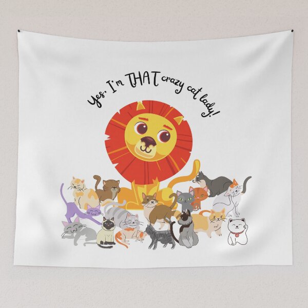 Item preview, Yes, I’m THAT Crazy Cat Lady! designed and sold by Fhfarms.