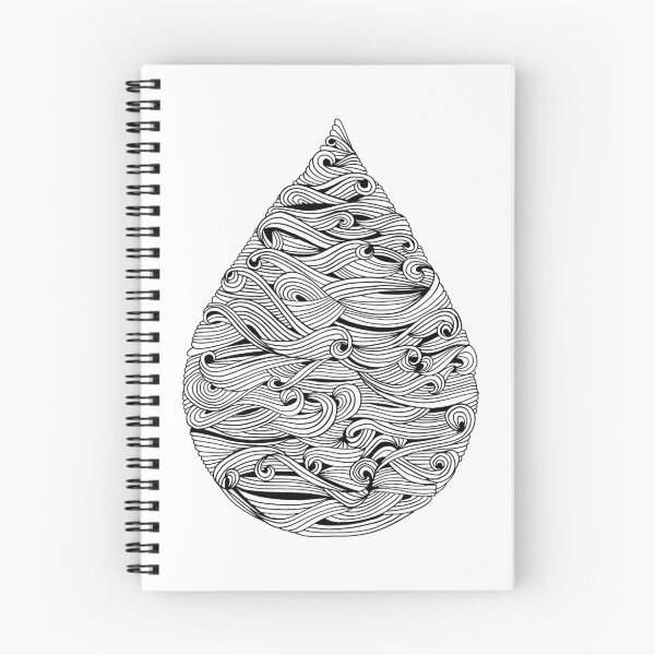 Item preview, Water Drop – Black Ink designed and sold by Cat Coquillette.