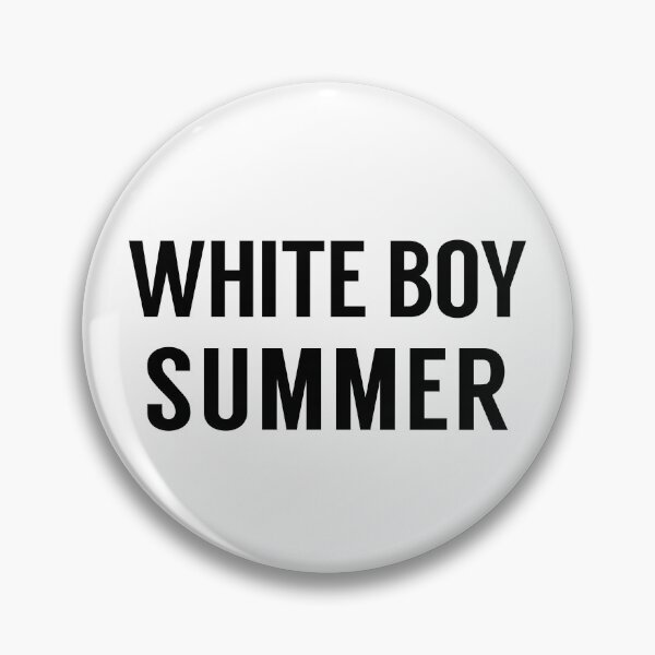 Item preview, White Boy Summer on White designed and sold by tinyteacups.