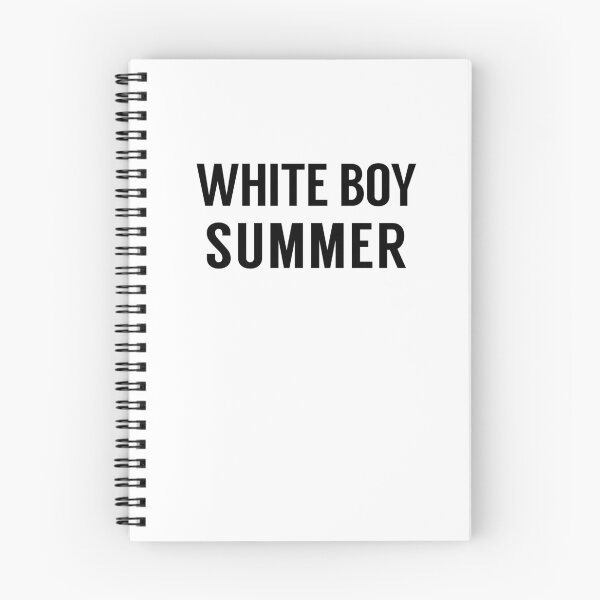 Item preview, White Boy Summer on White designed and sold by tinyteacups.