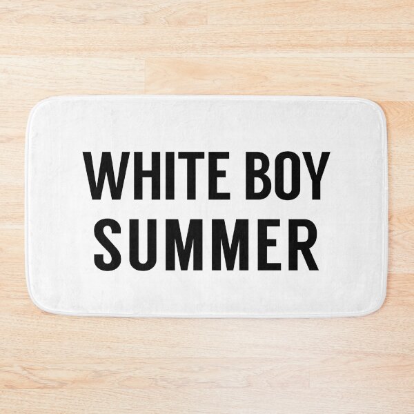 Item preview, White Boy Summer on White designed and sold by tinyteacups.