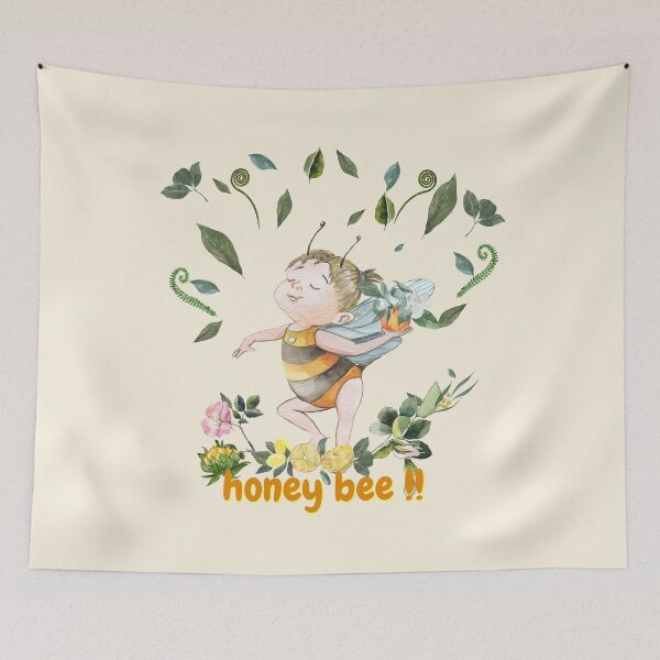 Item preview, Honey Bee!! - Cute Wholesome Bee!! designed and sold by SoffyLee586.