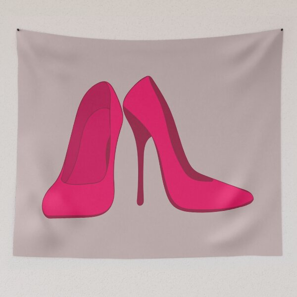 Item preview, Hot pink high heels designed and sold by Tanuja  Sharma.