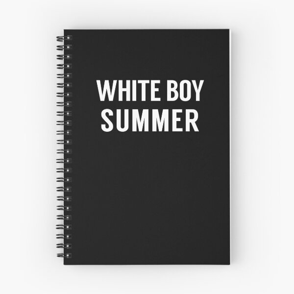 Item preview, White Boy Summer on Black designed and sold by tinyteacups.