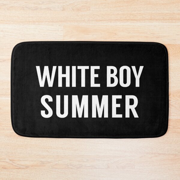 Item preview, White Boy Summer on Black designed and sold by tinyteacups.