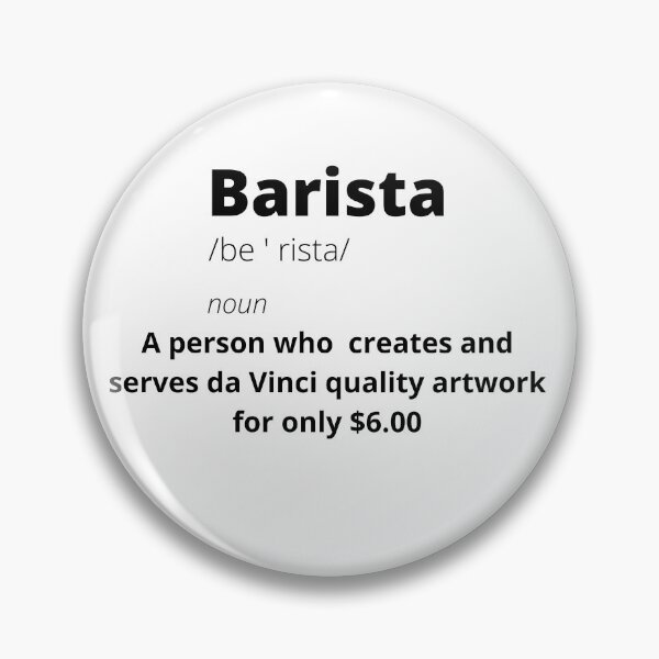 Item preview, Worlds okayest barista designed and sold by HomerNixon.